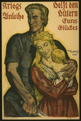 Kriegskredite helfen den Wächtern deines Glücks, 1918